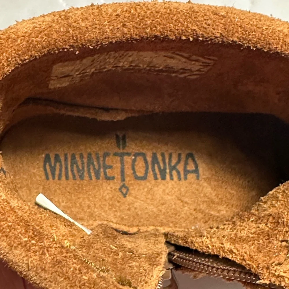 Minnetonka Kids Moccasins with Fringe